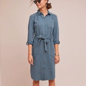 by Anthropologie Bellamy shirtdress Size 8